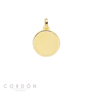 placa-redonda-mate-bisel-oro-amarillo-18k-16mm