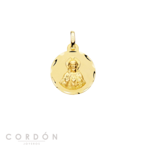 medalla-escapulario-virgen-del-carmen-y-corazón-jesus-oro-amarillo-18k-16mm