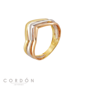 anillo-triple-10mm -oro-tricolor-18k