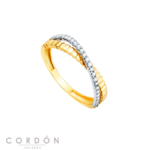 anillo-circonitas-cruzado-3mm -oro-bicolor-18k